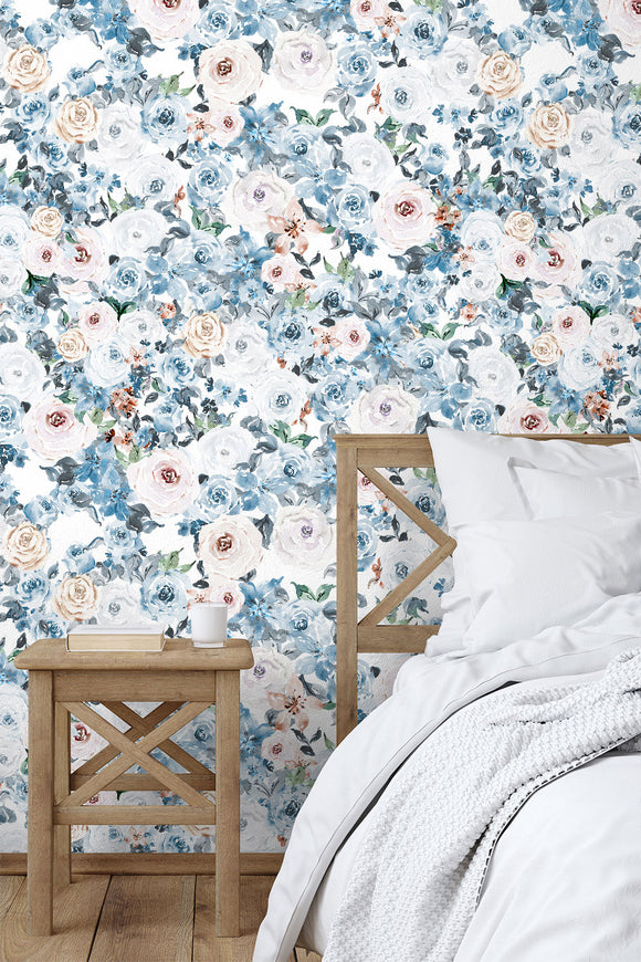 Watercolor Florals Wallpaper