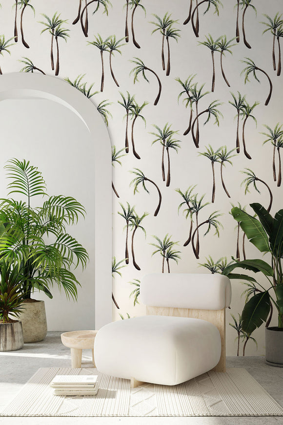 Summer Tropical Palms Wallpaper